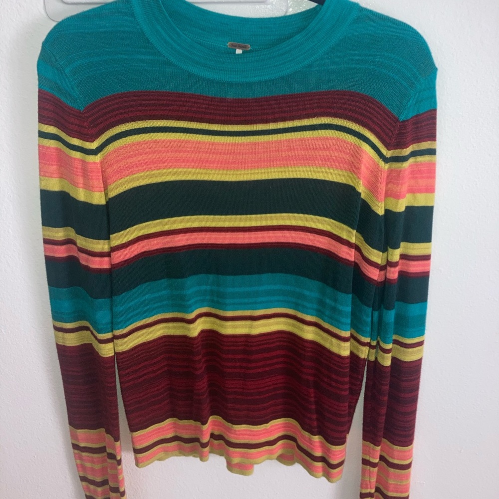 Free People Striped Sweater